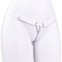 Lade das Bild in den Galerie-Viewer, Metal Feminizer Flying-V With Three-Way Auxiliary Belt - Metalchastity