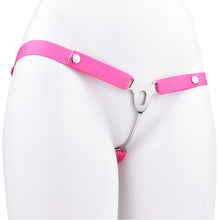 Lade das Bild in den Galerie-Viewer, Metal Feminizer Flying-V With Three-Way Auxiliary Belt - Metalchastity