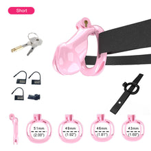 Load image into Gallery viewer, Nylon Chastity Cage With Belt - Metalchastity