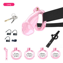 Load image into Gallery viewer, Nylon Chastity Cage With Belt - Metalchastity