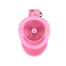 Charger l'image dans la galerie, One-click Pink Pussy Chastity Cage 7