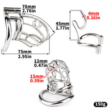 Charger l'image dans la galerie, Pa Chastity Cage - Metalchastity