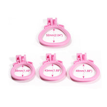 Lade das Bild in den Galerie-Viewer, Pink Cobra Chastity Cage - Metalchastity