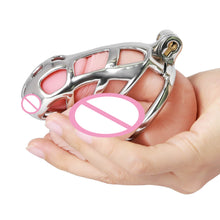 Lade das Bild in den Galerie-Viewer, Primary Stainless Steel MAMBA Chastity Cage