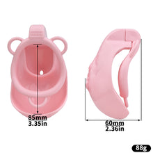 Charger l'image dans la galerie, Big Pussy Chastity Cage With Wearable Butt Plug - Metalchastity