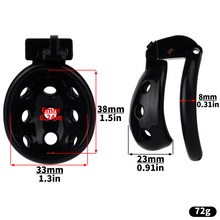 Charger l'image dans la galerie, Resin Breathable Male Chastity Cage -9