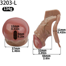 Charger l'image dans la galerie, ABS Resin Simulation Penis Chastity Lock