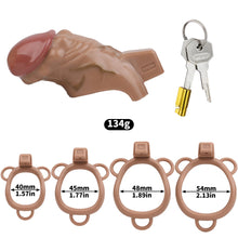 Charger l'image dans la galerie, ABS Resin Simulation Penis Chastity Lock