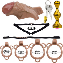 Charger l'image dans la galerie, ABS Resin Simulation Penis Chastity Lock