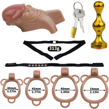 Charger l'image dans la galerie, ABS Resin Simulation Penis Chastity Lock