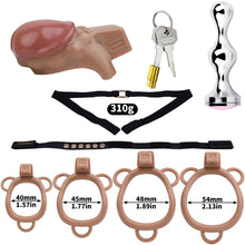 Charger l'image dans la galerie, ABS Resin Simulation Penis Chastity Lock