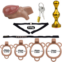 Charger l'image dans la galerie, ABS Resin Simulation Penis Chastity Lock