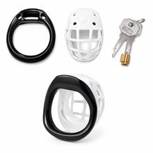 Load image into Gallery viewer, Rugby Armor Penis Chastity Cage product photo - penis chastity cage by MetalChastity