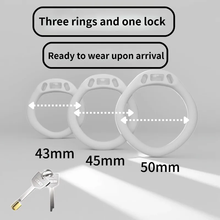 Charger l'image dans la galerie, Shark Men's Chastity Cage -3
