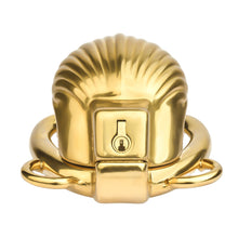 Charger l'image dans la galerie, Shell Design Golden Chastity Cage - 5