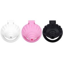 Load image into Gallery viewer, Shell Shaped Sissy Chastity Cage