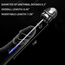 Charger l'image dans la galerie, Shock Vibrator Urethral Sound - Metalchastity