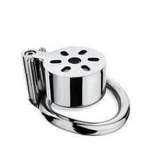 Lade das Bild in den Galerie-Viewer, Shrinking Chastity Cage With Belt - Metalchastity
