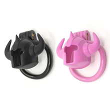 Lade das Bild in den Galerie-Viewer, Sissy Bullhorn Chastity Cage
