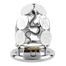 Load image into Gallery viewer, Snake Premium Metal Chastity Cage - 5