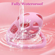 Lade das Bild in den Galerie-Viewer, Soft Pink Chastity Cage with Invisible Lock