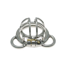 Charger l'image dans la galerie, Split Small Steel Chastity Cage 3