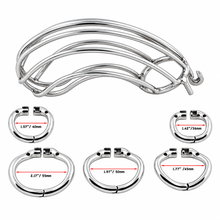 Charger l'image dans la galerie, Stainless Steel Big Chastity Cage