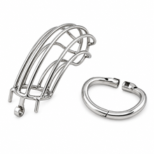 Charger l'image dans la galerie, Stainless Steel Big Chastity Cage