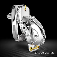 Lade das Bild in den Galerie-Viewer, Abnehmbarer Peniskäfig aus Edelstahl