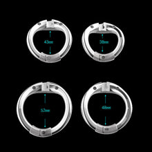 Lade das Bild in den Galerie-Viewer, Abnehmbarer Peniskäfig aus Edelstahl