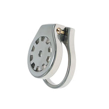 Load image into Gallery viewer, Stainless Thickened Gear Flat Chastity Cage 2
