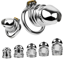 Load image into Gallery viewer, Steel Chastity Cage - 1