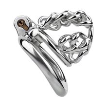 Lade das Bild in den Galerie-Viewer, Thick Chainmail Steel Chastity Lock - 1