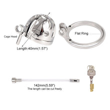 Charger l'image dans la galerie, Tiny Chastity Cage - Metalchastity