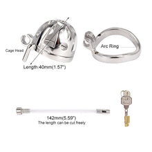 Charger l'image dans la galerie, Tiny Chastity Cage - Metalchastity