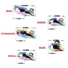 Load image into Gallery viewer, V4 Rainbow Steel Chastity Cage -tube size
