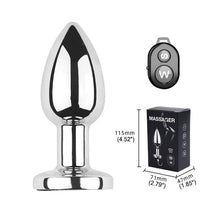 Load image into Gallery viewer, Vibrating Butt Plug - Metalchastity