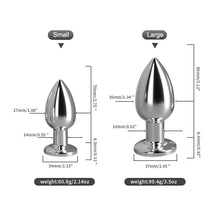 Load image into Gallery viewer, Vibrating Butt Plug - Metalchastity