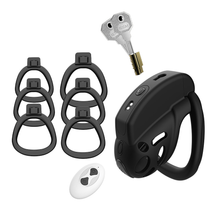 Lade das Bild in den Galerie-Viewer, War Dragon Titan Chastity Cage product photo - chastity cage by MetalChastity