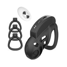 Lade das Bild in den Galerie-Viewer, War Dragon Titan Chastity Cage product photo - chastity cage by MetalChastity