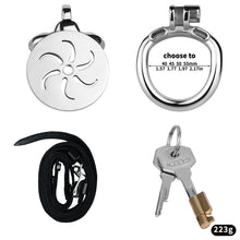 Lade das Bild in den Galerie-Viewer, Wind and Fire Wheel Flat Chastity Lock - 8