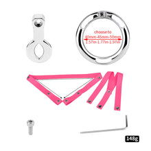 Load image into Gallery viewer, Zeus Eye Flat Chastity Cage product photo - chastity cage by MetalChastity