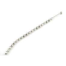 Lade das Bild in den Galerie-Viewer, Harnröhren-Prinzstab aus rostfreiem Stahl mit Perlen