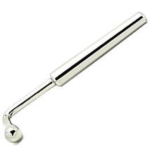 Load image into Gallery viewer, Tapered L-Shaped Urethral Sound - Metalchastity