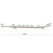 Lade das Bild in den Galerie-Viewer, Harnröhren-Prinzstab aus rostfreiem Stahl mit Perlen