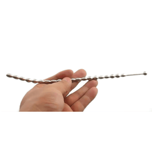 Lade das Bild in den Galerie-Viewer, Harnröhren-Prinzstab aus rostfreiem Stahl mit Perlen
