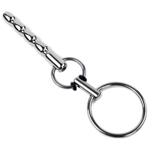 Lade das Bild in den Galerie-Viewer, Harnröhren-Sound mit perlenbesetztem Doppelring