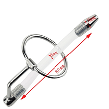 Lade das Bild in den Galerie-Viewer, Harnröhrensonde aus hohlem Silikon und Stahlkatheter