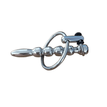Charger l'image dans la galerie, Solid Stainless Steel Sound With Cock Ring - Metalchastity