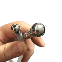 Lade das Bild in den Galerie-Viewer, Stainless Steel and Silicone Urethral Sound - Metalchastity